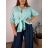 Kalhoty mušelínové letní oversize dámské nadrozměr LUCY (46/48/50 ONE SIZE) ITALSKÁ MÓDA IM425312/DUR khaki 46/48/50