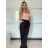 Nohavice dlhé elegantné dámske (XS/S/M ONE SIZE) TALIANSKA MÓDA IMWHP25526/DR svetlo modrá XS/S/M