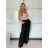Nohavice dlhé elegantné dámske (XS/S/M ONE SIZE) TALIANSKA MÓDA IMWHP25526/DR svetlo modrá XS/S/M