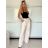 Nohavice dlhé elegantné dámske (XS/S/M ONE SIZE) TALIANSKA MÓDA IMWHP25526/DR svetlo modrá XS/S/M