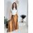 Sukňa saténová dlhá dámska (S/M/L ONE SIZE) TALIANSKA MODA IM325CAROL