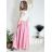 Sukně saténová dlouhá dámská Carol (S/M/L ONE SIZE) ITALSKá MODA IM325CAROL/DR S/M/L fuchsiová