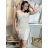 Šaty puzdrové spoločenské elegantné bez rukávov dámske (S-XL) TALIANSKA MÓDA IMM22Q51239 béžová S