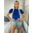 Tričko krátký rukáv dámské (S/M ONE SIZE) ITALSKÁ MÓDA IMM23HF12989