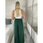 Kalhoty letní dlouhé oversize dámské COLORE (S/M/L ONE SIZE) ITALSKÁ MÓDA IM425271/DUR sv. mintová S/M/L
