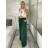 Kalhoty letní dlouhé oversize dámské COLORE (S/M/L ONE SIZE) ITALSKÁ MÓDA IM425271/DUR sv. mintová S/M/L