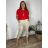 Kalhoty strečové elegantní dámské nadrozměr DIANA (48/50/52 ONE SIZE) ITALSKÁ MÓDA im425425