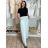 Kalhoty letní dlouhé oversize dámské COLORE (S/M/L ONE SIZE) ITALSKÁ MÓDA IM425271/DUR sv. mintová S/M/L