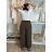 Kalhoty letní dámské (S/M/L ONE SIZE) ITALSKÁ MÓDA IM325ELBA/DU -   zelená khaki -   S/M/L