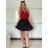 Tílko elegantní na ramínka dámské SARA (S/M/L ONE SIZE) ITALSKÁ MÓDA IMPLP2460220045/DU -   Černá -   S/M/L