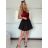 Tílko elegantní na ramínka dámské SARA (S/M/L ONE SIZE) ITALSKÁ MÓDA IMPLP2460220045/DU -   Černá -   S/M/L