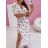 Šaty dlhé voľnočasové letné krátky rukáv dámske (XS/S/M ONE SIZE) TALIANSKA MÓDA IMWG251466