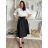 Sukně teplá dlouhá dámská (S/M/L ONE SIZE) ITALSKÁ MÓDA IM7211044/DR M / L vínová