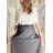 Sukně teplá dlouhá dámská (S/M/L ONE SIZE) ITALSKÁ MÓDA IM7211044/DR M / L vínová