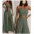 Súprava elegantný top na ramienka a nohavice dlhé dámske (XS/S/M ONE SIZE) TALIANSKA MÓDA IMWB251567