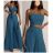 Súprava elegantný top na ramienka a nohavice dlhé dámske (XS/S/M ONE SIZE) TALIANSKA MÓDA IMWB251567