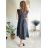 Šaty letní mušelín krátký rukáv dámské RITA (S/M/L ONE SIZE) ITALSKÁ MÓDA IMWB25886/DUR S/M/L červená
