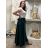Sukně saténová dlouhá dámská Carol (S/M/L ONE SIZE) ITALSKá MODA IM325CAROL/DR S/M/L fuchsiová