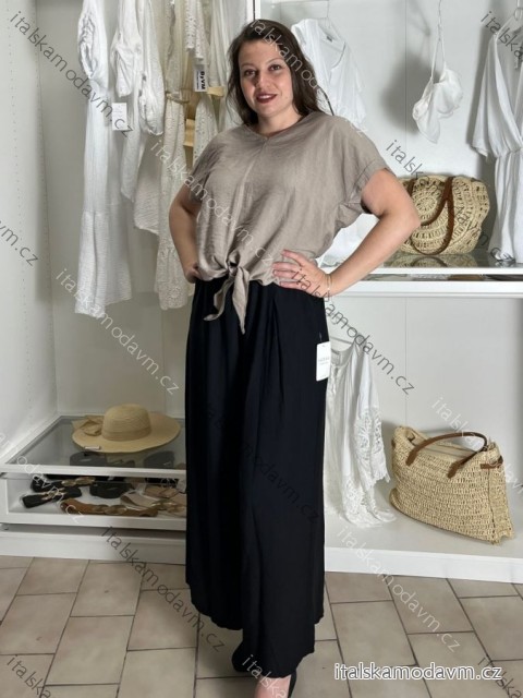 Tunika krátky rukáv dámska nadrozmer (42/44/46 ONE SIZE) TALIANSKA MÓDA IMC25305/DU