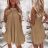 Šaty letní skládané bez rukávu dámské (S/M ONE SIZE) ITALSKÁ MÓDA IMD24058/DR bílá S/M/L