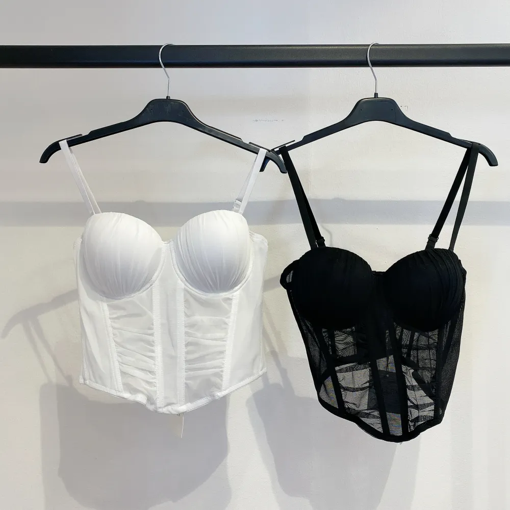 Croptop na ramienka dámsky (S/M/L ONE SIZE) TALIANSKA MÓDA IMPMD253526p
