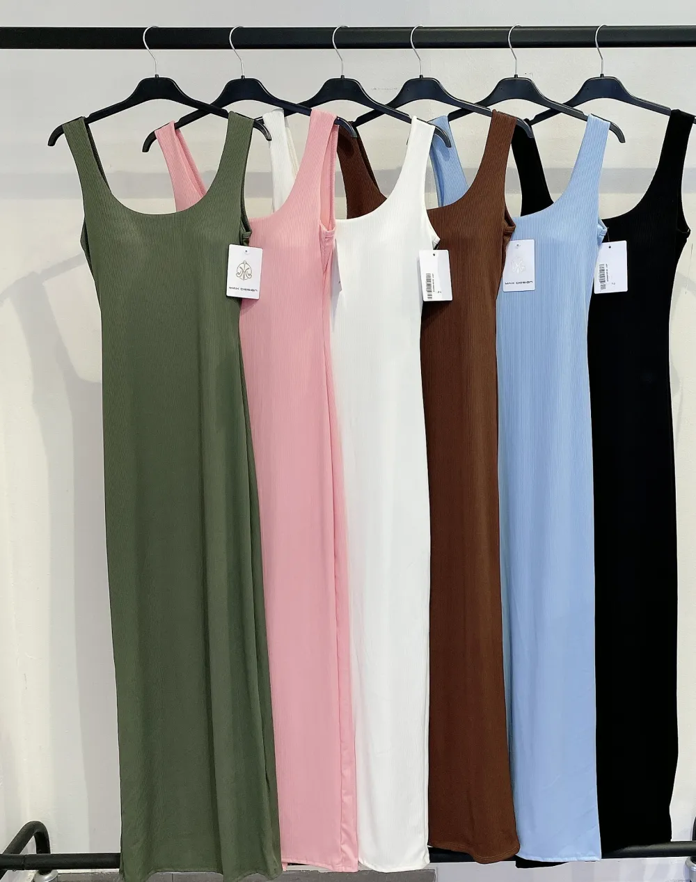 Šaty dlhé letné na ramienka dámske (S/M/L ONE SIZE) TALIANSKA MÓDA IMPMD2525164