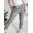 Nohavice strecové mačkáče dlhé dámske (S/M/L ONE SIZE) TALIANSKA MÓDA IMPLI248115B/DR béžová S/M/L