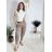 Nohavice elegantné s opaskom dámske nadrozmer (M/L/XL ONE SIZE) TALIANSKA MÓDA IMD25011