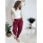 Nohavice elegantné s opaskom dámske nadrozmer (M/L/XL ONE SIZE) TALIANSKA MÓDA IMD25011