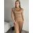 Souprava top bez rukávu a kalhoty dlouhé dámské (XS/S/M ONE SIZE) IMM25M39622/DUR tmavě béžová XS/S/M