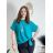 Tunika s přívěskem krátký rukáv dámská nadrozměr (L/XL/2XL ONE SIZE) ITALSKÁ MÓDA IMD23316