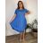 Šaty oválne letné voľnočasové oversize krátky rukáv dámske MONZA (XL/2XL/3XL ONE SIZE) TALIANSKA MÓDA IM422510/DU0 vínová třešeň 2XL/3XLR