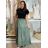 Sukňa dlhá s opaskom dámska MERIL (S/M/L ONE SIZE) TALIANSKA MÓDA IMSM25071