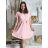 Šaty krátké letní krátký rukáv dámské (S/M/L ONE SIZE) ITALSKÁ MÓDA IMD250003/DU -   zelená smaragdová -   S/M/L