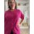 Košeľa mušelín dlhý rukáv oversize dámska nadrozmer HANNAH (S/M/L ONE SIZE) TALIANSKA MÓDA IMD25138