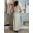 Šaty dlhé letný carmen cez prsia dámske ORISEA (S/M/L ONE SIZE) TALIANSKA MÓDA IM425405/DUR S/M/L béžová