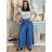 Nohavice dlhé letné oversize dámske ANDY (M/L/XL ONE SIZE) TALIANSKA MÓDA IMWGS251152/DUR M/L/XL svetlo modrá