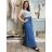 Nohavice dlhé letné oversize dámske ANDY (M/L/XL ONE SIZE) TALIANSKA MÓDA IMWGS251152/DUR M/L/XL svetlo modrá