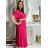 Šaty letné košeľové s opaskom krátky rukáv dámske (S/M/L ONE SIZE) TALIANSKA MóDA IM424486/DR ružová staroružová M / L