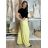 Nohavice dlhé oversize dámske GIRA (S/M/L ONE SIZE) TALIANSKA MÓDA IMWHP25402/DUR S/M/L žlutá