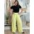 Nohavice dlhé oversize dámske GIRA (S/M/L ONE SIZE) TALIANSKA MÓDA IMWHP25402/DUR S/M/L žlutá