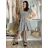 Šaty krátké volnočasové letní krátký rukáv dámské SARA (S/M/L ONE SIZE) ITALSKÁ MÓDA IMSM25046