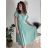Šaty letní krátký rukáv icecool dámské (S/M/L ONE SIZE) ITALSKÁ MÓDA IMM23M5471