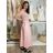 Šaty dlhé na ramienka dámske AMANDA (S/M/L ONE SIZE) TALIANSKA MÓDA IMWGS25274/DU S/M/L svetlo modrá