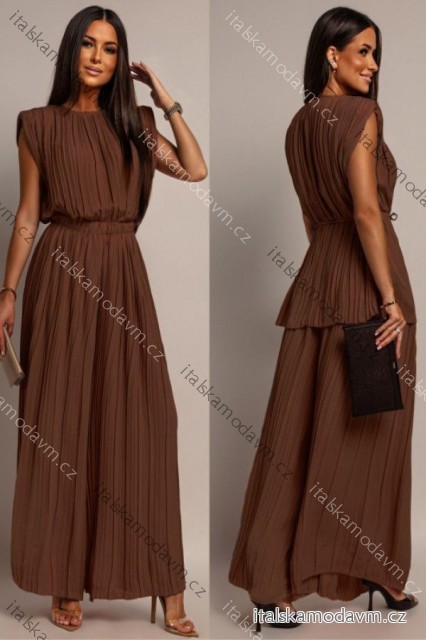 Súprava letné tričko krátky rukáv a nohavice dlhé dámske (XS/S/M ONE SIZE) TALIANSKA MÓDA IMWAE252164