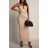 Šaty dlhé elegantné letné na ramienka dámske (XS/S/M ONE SIZE) TALIANSKA MÓDA IMWHD252157