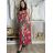 Šaty dlhé letné icecool na ramienka dámske (M/L-XL/2XL) AINUOSI TALIANSKA MODA IMB249056/DUR -   modrá -   M / L