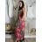 Šaty dlhé letné icecool na ramienka dámske (M/L-XL/2XL) AINUOSI TALIANSKA MODA IMB249056/DUR -   modrá -   M / L
