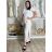 Nohavice dlhé aladinky letné dámske (S/M/L ONE SIZE) TALIANSKA MÓDA IMD24029/DUR zelená khaki S/M/L