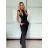 Souprava top bez rukávu a kalhoty dlouhé dámské (XS/S/M ONE SIZE) IMM25M39622/DUR tmavě béžová XS/S/M